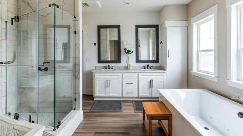 Open-Plan Bathroom Design